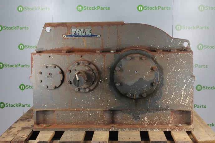 Falk #2100-Y1-S-2.206 NSMD, gear reducer, 2.20 :1 ratio, solid shaft, foot mount, new surplus mill duty - Image 1