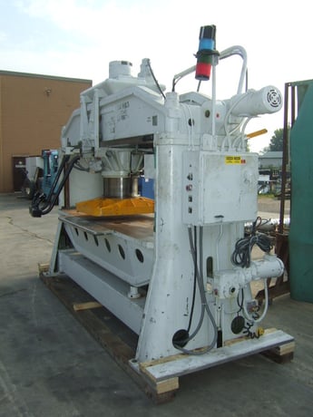 25 Ton, Schwabe #G, downacting die cutting press, 100" x34" bed, 6 stroke, 5 HP - Image 4