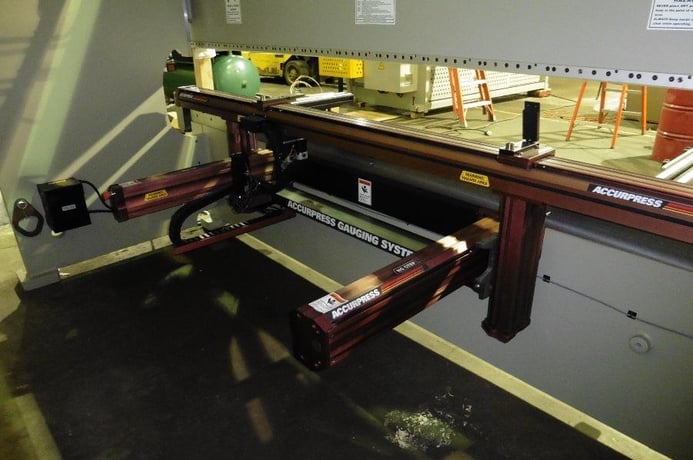 175 Ton, Accurpress Edge #417512, CNC hydraulic press brake, 12' overall, 126" between housing, new, #3250 - Image 2