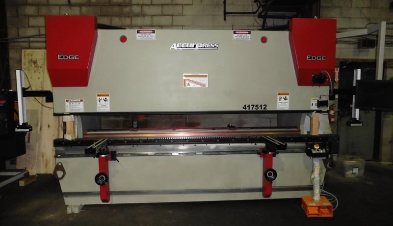 175 Ton, Accurpress Edge #417512, CNC hydraulic press brake, 12' overall, 126" between housing, new, #3250 - Image 3