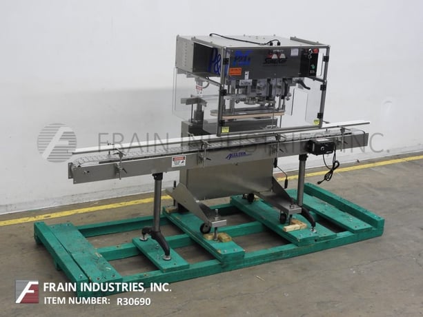 SureKap #SK600, semi-automatic, inline, Stainless Steel, 3 station, 6 spindle capacity tightening & - Image 5
