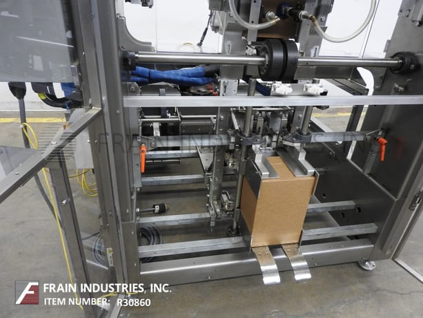 Adco #CTFL-440V, compact, automatic, Stainless Steel, single head, hot melt glue, tray former & sealer, 10-50 - Image 2