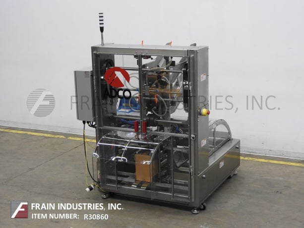 Adco #CTFL-440V, compact, automatic, Stainless Steel, single head, hot melt glue, tray former & sealer, 10-50 - Image 5