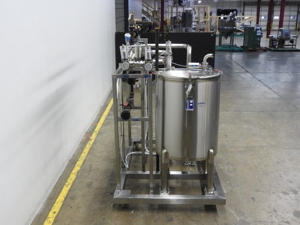 Feldmeier, platform mounted, Stainless Steel CIP system, 36" dia. x 45" deep 200 gallon single wall 316 - Image 3