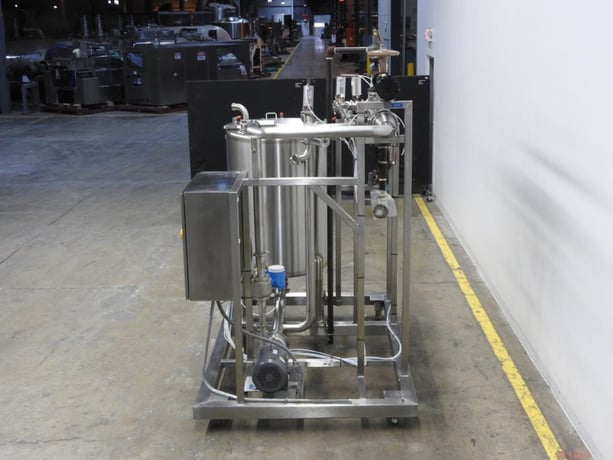 Feldmeier, platform mounted, Stainless Steel CIP system, 36" dia. x 45" deep 200 gallon single wall 316 - Image 4