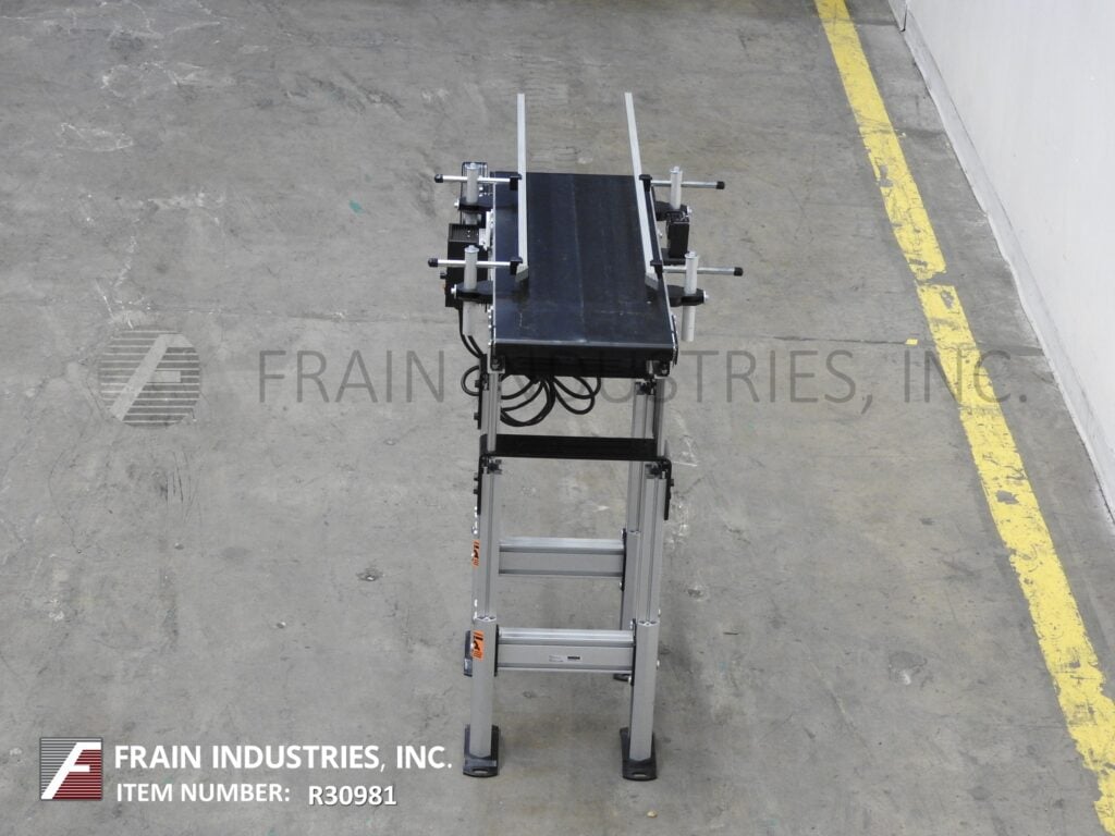 12" wide x 3' long, Dorner #2200, aluminum frame belt conveyor, 28"-36" H infeed/discharge, vari-speed - Image 3
