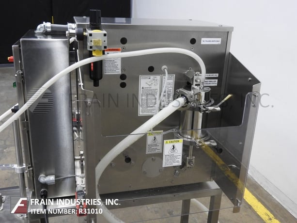 Filamatic #DAB-32-2, semi-automatic 2-head table top piston filler, 1ml to 1100ml fill range, (2) 550cc - Image 2