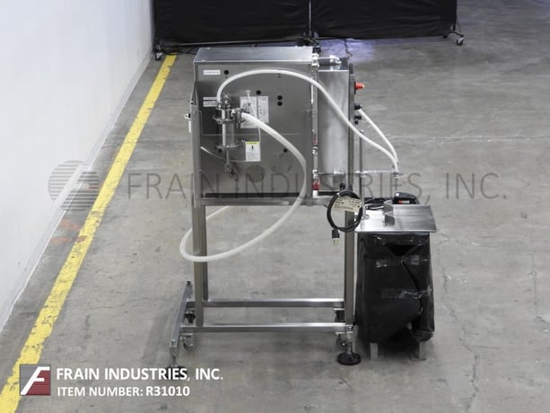 Filamatic #DAB-32-2, semi-automatic 2-head table top piston filler, 1ml to 1100ml fill range, (2) 550cc - Image 4