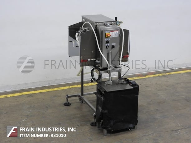 Filamatic #DAB-32-2, semi-automatic 2-head table top piston filler, 1ml to 1100ml fill range, (2) 550cc - Image 5