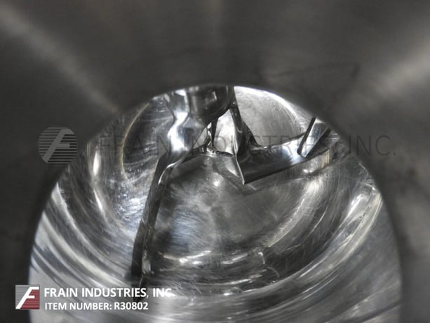 20" x 14" Collette #GRAL75, high speed, high shear 316 Stainless Steel, vertical granulator, jacketed - Image 2