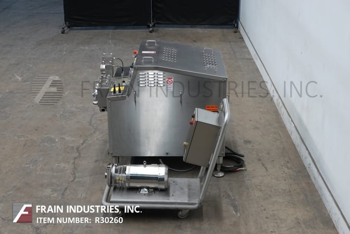 FBF Italia #FBF4022/3A, 2-stage homogenizer, 792 gallons per hour, 2886 psi, semi-spherical style supply & - Image 3