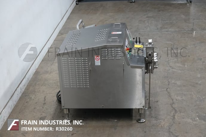 FBF Italia #FBF4022/3A, 2-stage homogenizer, 792 gallons per hour, 2886 psi, semi-spherical style supply & - Image 4
