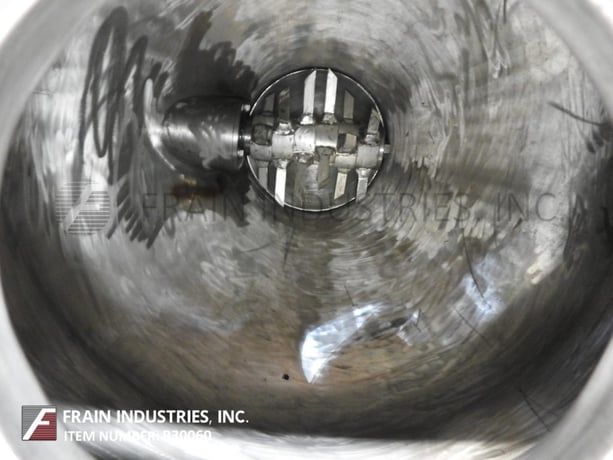 2.5 cu.ft. Patterson Pump #Conaform, Carbon Steel double cone vacuum dryer, bolt down cover, intensifier, 6" - Image 2