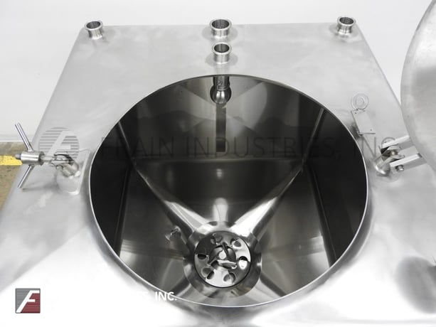 Breddo #LDT, 200 gallon, Stainless Steel, high shear, single wall liquefier, 39" L x 39" W x 32" straight - Image 2