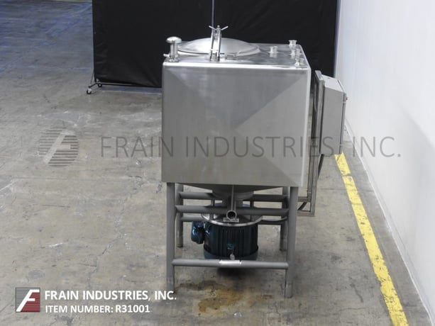 Breddo #LDT, 200 gallon, Stainless Steel, high shear, single wall liquefier, 39" L x 39" W x 32" straight - Image 3