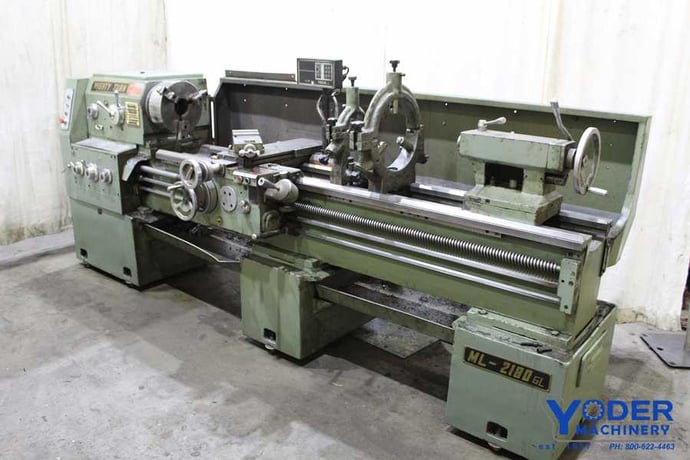 21" x 80" Mighty Turn #ML2180GL, gap bed, 11-13/16" OCS, 3-jaw 12" chk, inch/metric, digital read out, #63444 - Image 4