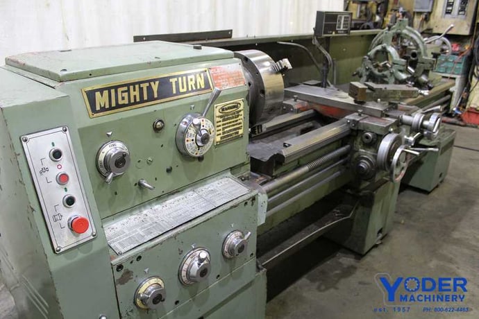 21" x 80" Mighty Turn #ML2180GL, gap bed, 11-13/16" OCS, 3-jaw 12" chk, inch/metric, digital read out, #63444 - Image 5