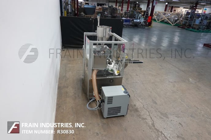Norden #602, automatic, hot air, plastic or laminate tube filler & sealer, 10-60 tubes per minute, 18 pocket - Image 2