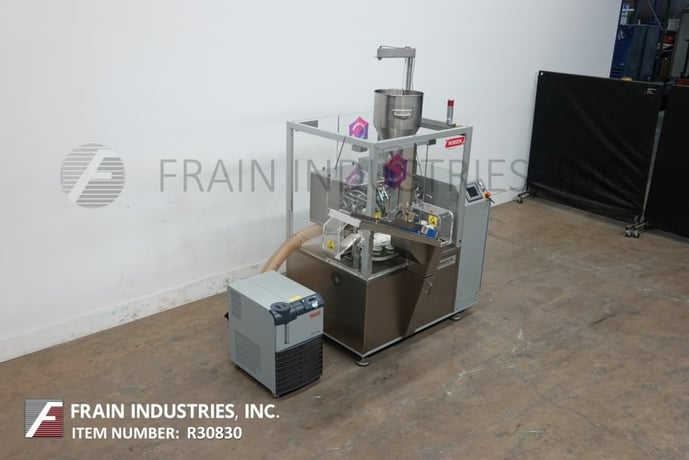 Norden #602, automatic, hot air, plastic or laminate tube filler & sealer, 10-60 tubes per minute, 18 pocket - Image 4