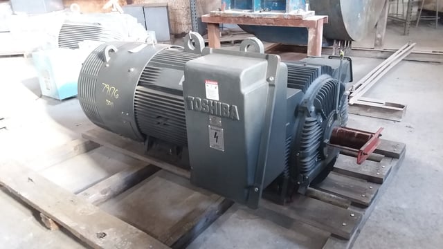 350 HP 1800 RPM Toshiba, Frame 5011US, TEFC BB, 2300 Volts, New Surplus (2 available) - Image 1