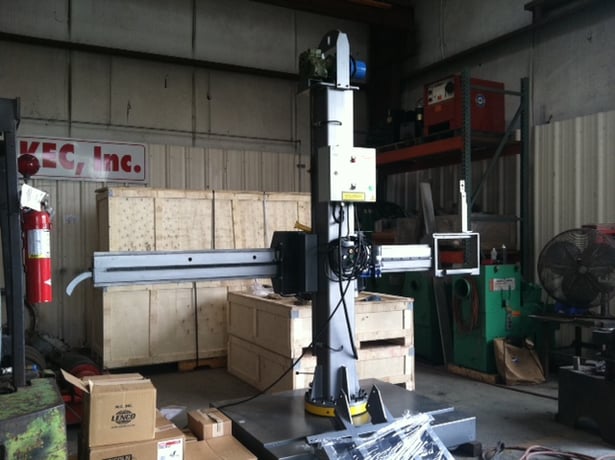 6' x 6' Profax #WM-66, sub-arc welding manipulator, variable speed, 440 V., new - Image 1
