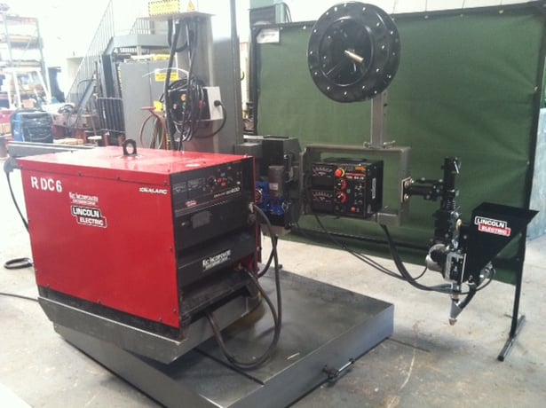 6' x 6' Profax #WM-66, sub-arc welding manipulator, variable speed, 440 V., new - Image 2