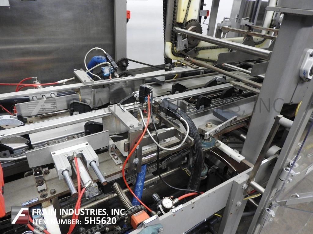 Douglas #DLT, automatic, continuous motion, horizontal, tray former, loader & hot melt glue sealer, 5-75 - Image 2