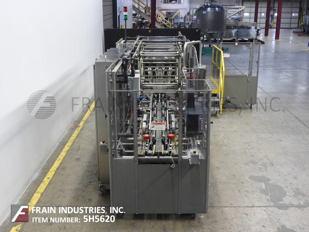 Douglas #DLT, automatic, continuous motion, horizontal, tray former, loader & hot melt glue sealer, 5-75 - Image 3