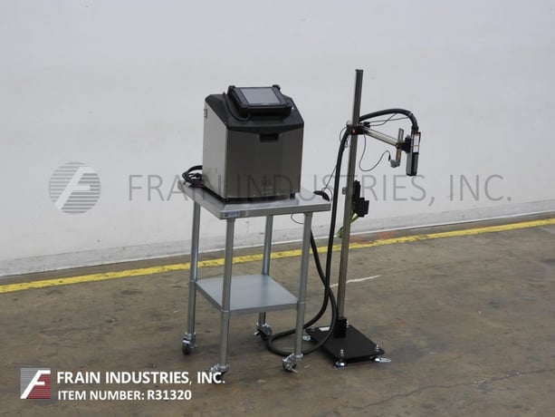 Keyence #MK-U6000, ink jet coder with auto-shower self cleaning print head, table or cart mounted, #R31320 - Image 1