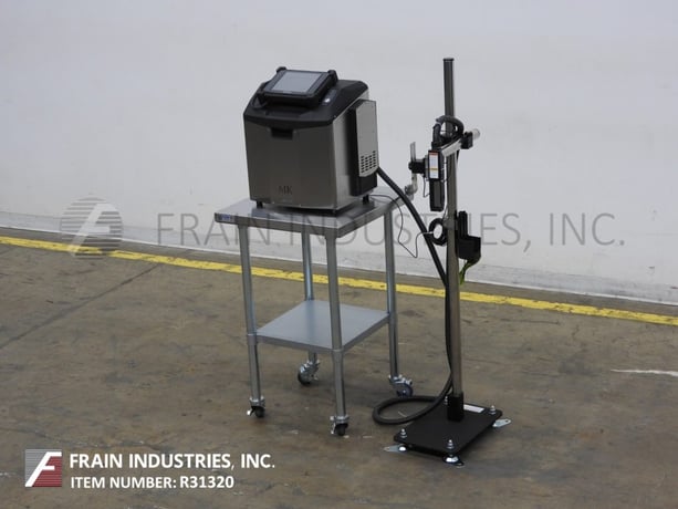 Keyence #MK-U6000, ink jet coder with auto-shower self cleaning print head, table or cart mounted, #R31320 - Image 5