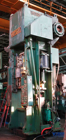 500 Ton, Verson #E-S1-500-SP, SSSC press, 10" stroke, 37" Shut Height, air clutch & brake, #62393 - Image 1