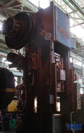 500 Ton, Verson #E-S1-500-SP, SSSC press, 10" stroke, 37" Shut Height, air clutch & brake, #62393 - Image 3