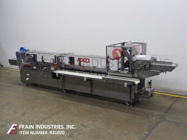 Adco #15D105SS, semi-automatic, Stainless Steel, horizontal, continous motion, hot melt glue cartoner, 25-120 - Image 5