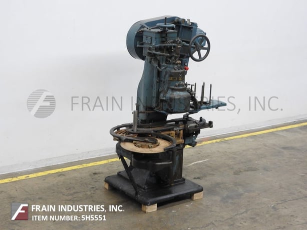 Canco #08, automatic, single head can seamer, 5-40 containers/minute, 4-roll, double seam, single seaming - Image 1