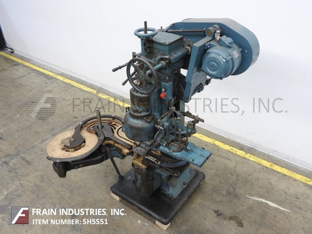 Canco #08, automatic, single head can seamer, 5-40 containers/minute, 4-roll, double seam, single seaming - Image 2