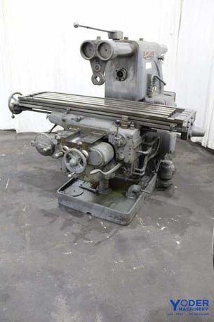 Kearney & Trecker #3CK, horizontal mill, 63-1/2" x16-1/2" table, #50NS, dual controls, #62371 - Image 2