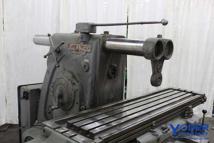 Kearney & Trecker #3CK, horizontal mill, 63-1/2" x16-1/2" table, #50NS, dual controls, #62371 - Image 6