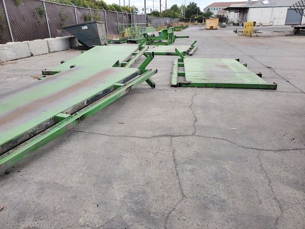 12 Person elevated sorting stations, 48", approx. 8 years old, used - Image 8