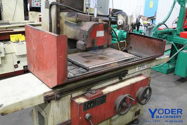 16" x 28" Kent #KGS-407AHD, hydraulic grinder, 16" x28" mag chuck, Newall 2-Axis digital read out, #65249 - Image 9