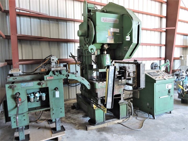 60 Ton, Precision Industries #60NGPHS-OBS, 2" stroke, 14" Shut Height, 11.5" thrt, 21" x32" bed, 100-450 SPM - Image 1
