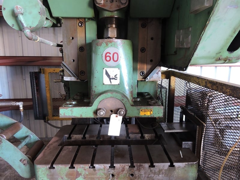 60 Ton, Precision Industries #60NGPHS-OBS, 2" stroke, 14" Shut Height, 11.5" thrt, 21" x32" bed, 100-450 SPM - Image 3