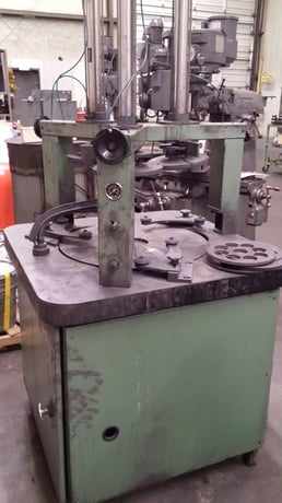 24" Technalap #600VSD (England), 3 ring, 3 pneumatic hold downs, slurry pump, extra rings, s/n 2050 - Image 3