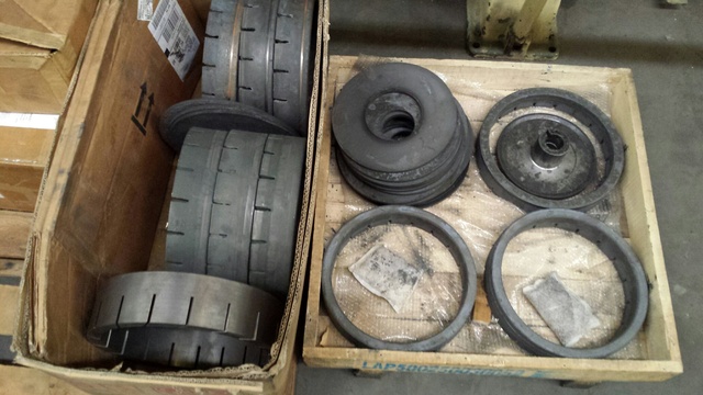 24" Technalap #600VSD (England), 3 ring, 3 pneumatic hold downs, slurry pump, extra rings, s/n 2050 - Image 4