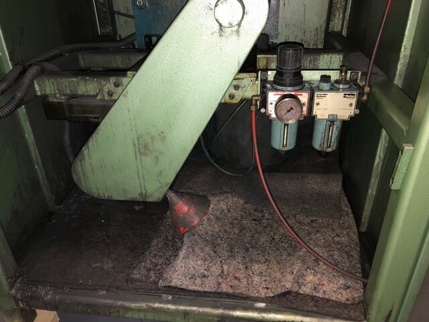 24" Technalap #600VSD (England), 3 ring, 3 pneumatic hold downs, slurry pump, extra rings, s/n 2050 - Image 7