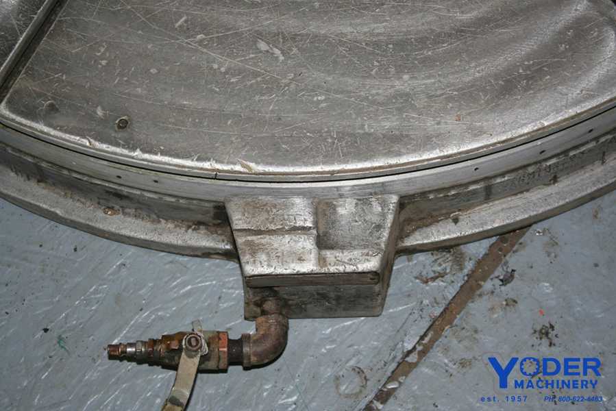 42" Farmington #RT4200, air lift rotary table, 5 T-slots, 10000 lb. capacity, #53251 - Image 4