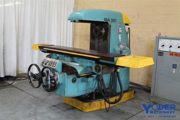 Heckert #FU400II, horizontal mill, 71" x16" table area, 28-1400 RPM, #50 NS, coolant, #58578 - Image 2