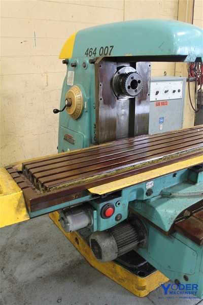 Heckert #FU400II, horizontal mill, 71" x16" table area, 28-1400 RPM, #50 NS, coolant, #58578 - Image 3