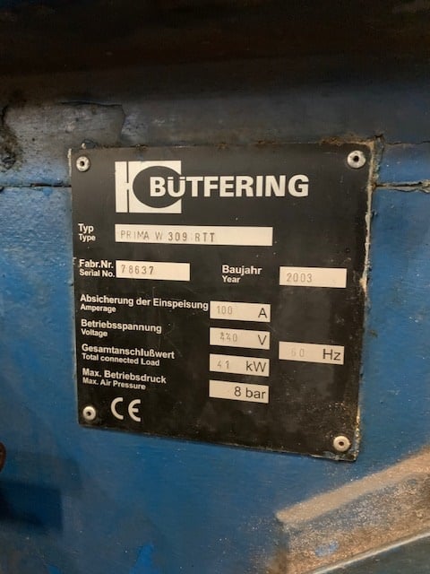 Steelmaster #Prima-W309RT, metal grinding, 950mm belt width, PLC control, 2003 - Image 9