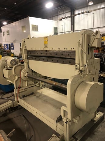 60" x 12 gauge Wysong #1260-RKB, line shear, air clutch, bow tie blade, #13915J - Image 1