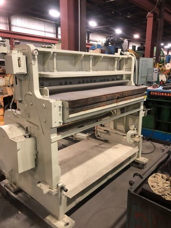 60" x 12 gauge Wysong #1260-RKB, line shear, air clutch, bow tie blade, #13915J - Image 2